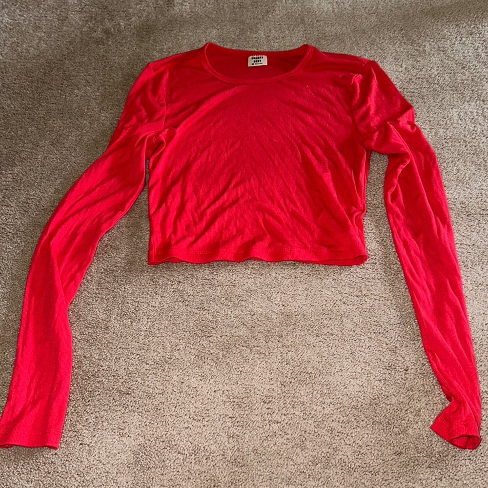 Aritzia Sunday best modal cropped long sleeve size xs NWOT